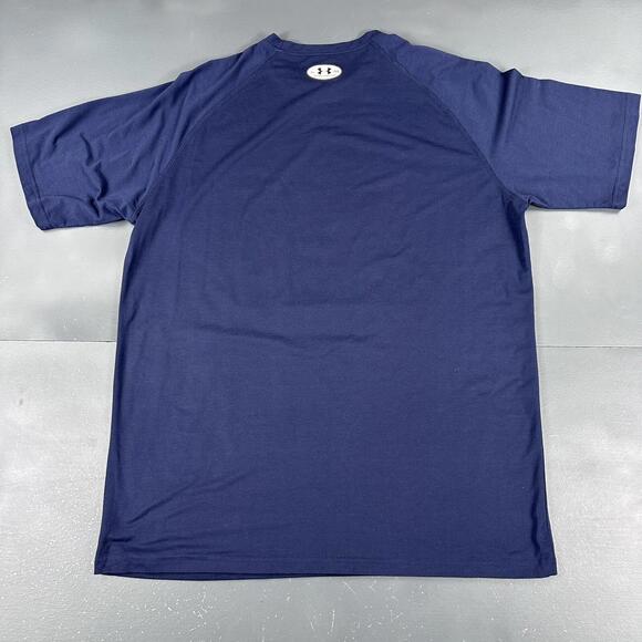 Auburn Tigers Shirt Men XL Navy Blue Orange War Eagle Under Armour Big Chest Hit - Picture 6 of 6